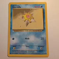 Sterndu / Staryu - Pokemon TCG Karte - Base Set - 65/102 - 1999 - Deutsch - Image 1