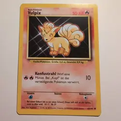 Vulpix - Pokemon TCG Karte - Base Set - 68/102 - 1999 - Deutsch - Image 1