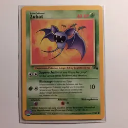 Zubat - Pokemon TCG Karte - Fossil - 57/62 - 1999 - Deutsch - Image 1