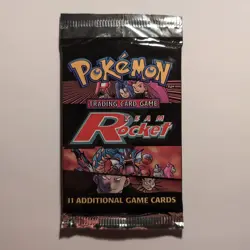 Pokemon TCG Booster - TEAM ROCKET - English - Collection Artwork - Sealed - 2000 - Image 1
