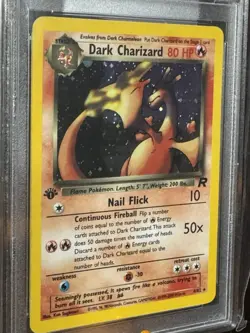 Pokemon Dark Charizard Team Rocket 1st Edition Holo Rare #4 PSA 10 Gem Mint - Image 3