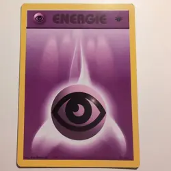 Psycho-Energie - Pokemon TCG Karte - Base Set 1. Edition 101/102, 1999 - Deutsch - Image 1