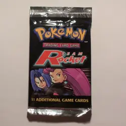 Pokemon TCG Booster - TEAM ROCKET - English Jessie James Artwork - Sealed - 2000 - Image 1