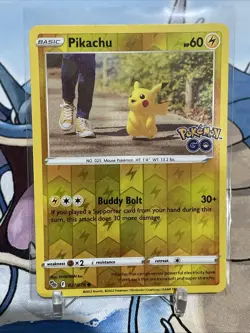 Pikachu 027/078 Pokemon GO Reverse Holo - Image 1