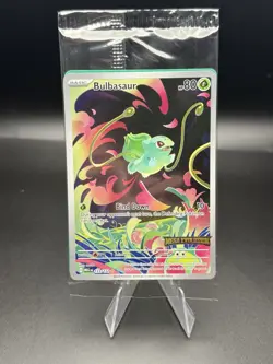 Bulbasaur 133/132 Illustration Rare Pokemon Mega Evolution STAMPED SEALED - Image 1