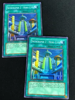 YUGIOH SKYSCRAPERS 2 HERO CITY DP06-EN014 1ST SUPER X2(MP) - Image 1