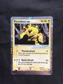 Pokemon Cards: EX Ruby and Sapphire Rare Holo: Electabuzz EX 97/109 - Image 1