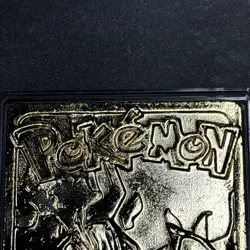 Pokemon 23K Gold Plated CHARIZARD Card 1999 Burger King Promo SEALED COA - Image 3
