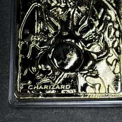 Pokemon 23K Gold Plated CHARIZARD Card 1999 Burger King Promo SEALED COA - Image 5