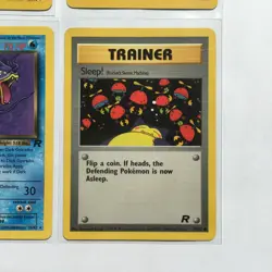 Vintage Pokemon Card lot Team Rocket Dark Jolteon Charmander Gyarados 1st Ed - Image 5