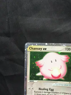 Pokemon Cards: EX Ruby and Sapphire Rare Holo: Chansey EX 96/109 - Image 3