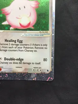 Pokemon Cards: EX Ruby and Sapphire Rare Holo: Chansey EX 96/109 - Image 5