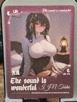 Taiho Reluctant To Leave Card Goddess Story Anime Waifu CCG UR UR-006 - Image 1
