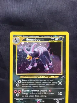 Pokemon Cards: Neo Discovery Rare Holo: Houndoom 4/75 - Image 2