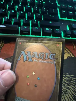 Mtg Magic Urza’s Legacy Scraphead Crimp Card Misprint Error Card - Image 4