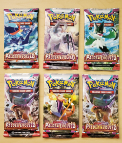 Pokemon TCG Scarlet & Violet PALDEA EVOLVED 6 Booster Packs - Image 1