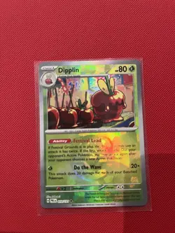 Dipplin 010/131 Pokemon Card Prismatic Evolutions Masterball Pack Fresh NM - Image 1