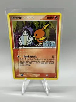 Torchic 66/100 Reverse Holo - EX Crystal Guardians Pokemon Card Stamped - LP - Image 1