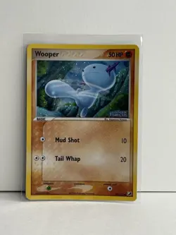 Pokemon TCG Wooper Card Unseen Forces 79/115 Stamped Holo 2005 - Image 1