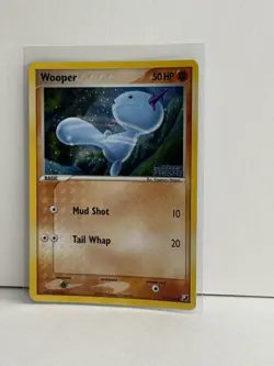 Pokemon TCG Wooper Card Unseen Forces 79/115 Stamped Holo 2005 - Image 3