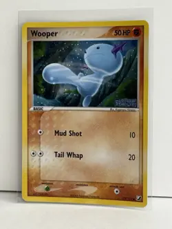 Pokemon TCG Wooper Card Unseen Forces 79/115 Stamped Holo 2005 - Image 5