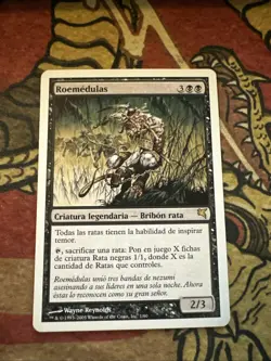 Mtg Magic Spanish Marrow-Gnawer Salvat Hachette Oddity Card Light Play - Image 1