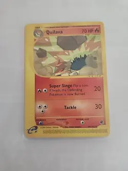 Pokemon Quilava Expedition Card 91/165 Uncommon Non-Holo - Image 1