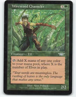 Wirewood Channeler #144 Magic the Gathering Card - Image 1