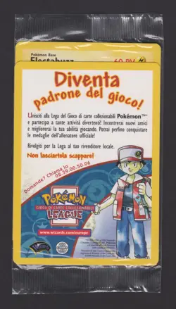 Electabuzz Sealed Wizard Black Star Promo 2 - Carta Pokemon ITA 1999 - Image 1