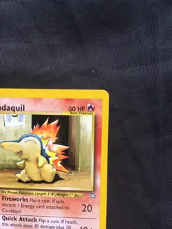 Pokemon Cards: Neo Genesis 1st Edition Common: Cyndaquil 57/111 - Image 3