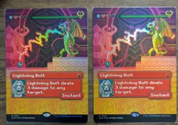 MTG Lightning Bolt 1822 Rainbow Foil Secret Lair Drop NM QUANTITY 1 = 1 CARD - Image 1