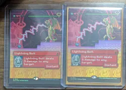 MTG Lightning Bolt 1822 Rainbow Foil Secret Lair Drop NM QUANTITY 1 = 1 CARD - Image 2