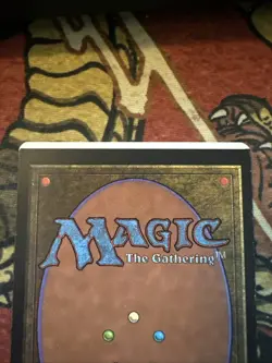 Mtg Magic French Krovikan Sorcerer Misprint Error Sheet Edge Miscut Card - Image 4