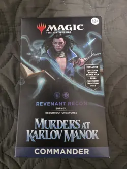 Magic The Gathering Murders at Karlov Manor Commander Deck Revenant Recon - New - Image 1