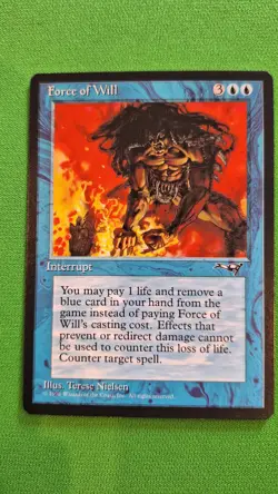 Force of Will - Alliances - Near Mint NM - English - Magic the Gathering MTG - Image 1