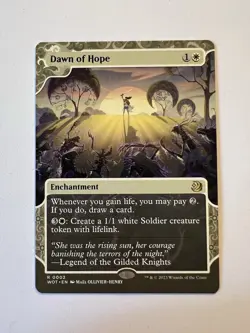 Dawn of Hope - SHOWCASE - MTG Wilds of Eldraine: Enchanting Tales - NM - Image 1
