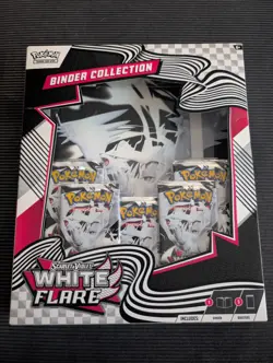 Pokemon TCG: Scarlet & Violet White Flare Binder Collection -New and Sealed! - Image 1