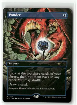 Ponder 1783 - D&D Secret Lair MTG NM - Image 1