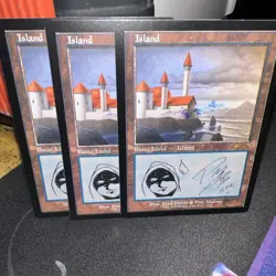 MTg magic the gathering island retro gram 3x POST MALONE : - Image 2