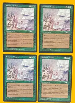 MTG NATURE'S WRATH (x4) Alliances (OldManMTG 010-020) - Image 1