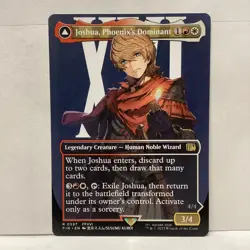 MTG Joshua, Phoenix's Dominant Magic: The Gathering Final Fantasy Rare #0397 - Image 1