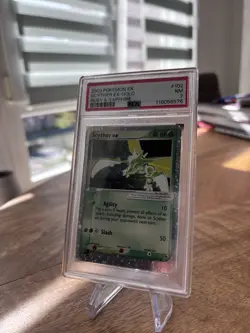Pokemon / Sichlor / Scyther EX-Holo / Ruby & Saphire / 102/109 / PSA 7 / English - Image 1