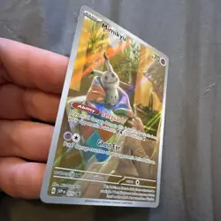 Pokemon TCG Paldean Fates Mimikyu Black Star Promo Full Art Holo Ships Asap - Image 3