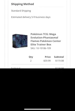 Lot Of 2 Phantasmal Flames Pokemon Center ETB PRESALE lot of 2 - Image 2