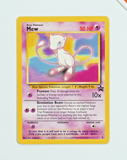 Pokemon Mew #8 Wizards Black Star Promo English Non Holo - Image 1