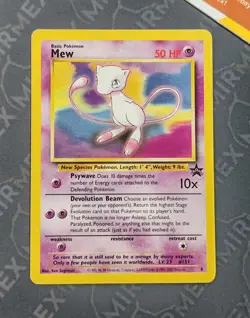 Pokemon Mew #8 Wizards Black Star Promo English Non Holo - Image 2