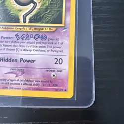 Unown [S] 1st Edition Neo Destiny 87/105 WOTC Vintage Pokemon - Image 5