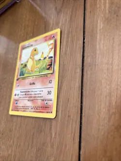 1st Edition Salameche French 46/102 Pokemon de base Charmander Never Played - Image 5