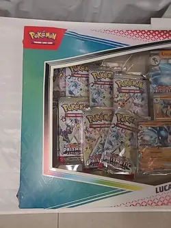Pokemon Prismatic Evolutions Lucario EX & Tyranitar EX Premium Collection - New - Image 2