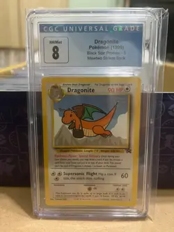 Pokemon Dragonite Black Star Promo #5 - CGC 8 NM/Mint Mewtwo Strikes Back 1999 - Image 3